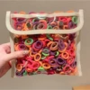 16#Color stripes 100 bags-about 2cm in diameter