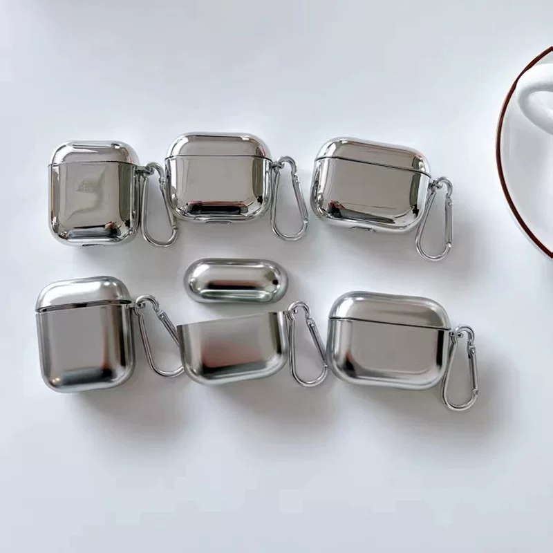 Яблоко, совместимые наушники, серебристый защитный чехол Pro, 2, bluetooth, pro2