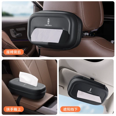 Extended Car-Mounted Tissue Box, Car tissue box/set