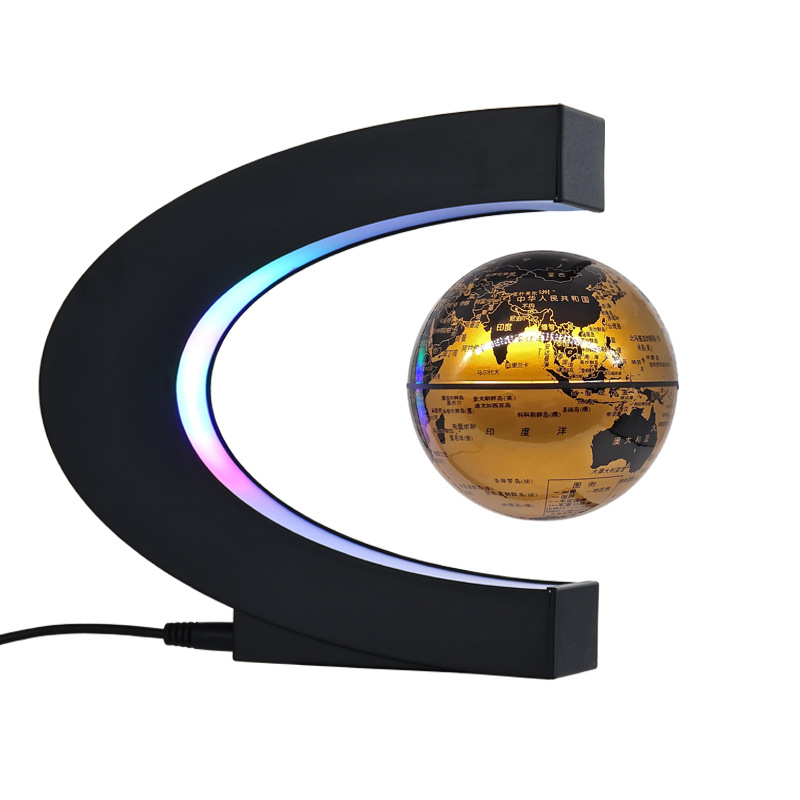 Globo Terráqueo de Levitación Magnética de Plástico Giratorio para Regalo y Decoración