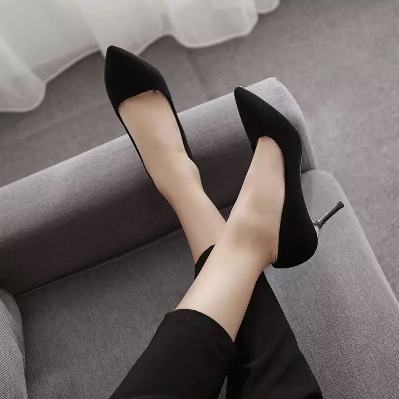 Women's Basic Solid Color Point Toe Pumps display picture 6