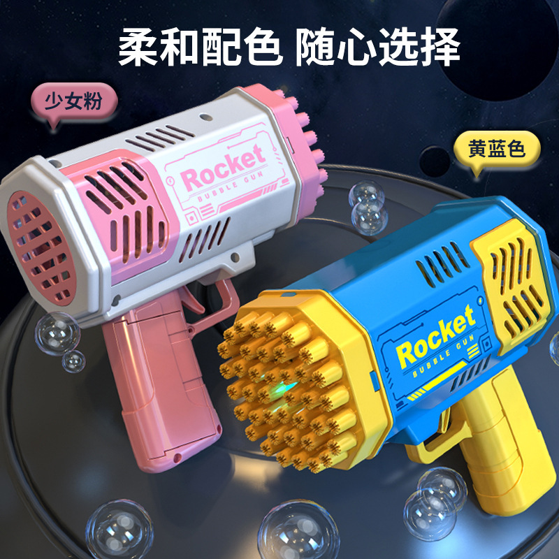 625-1 インターネット有名人の新しい子供用電動バブルガンミニ 40 穴ハンドヘルドバブル吹きおもちゃ卸売露店|undefined