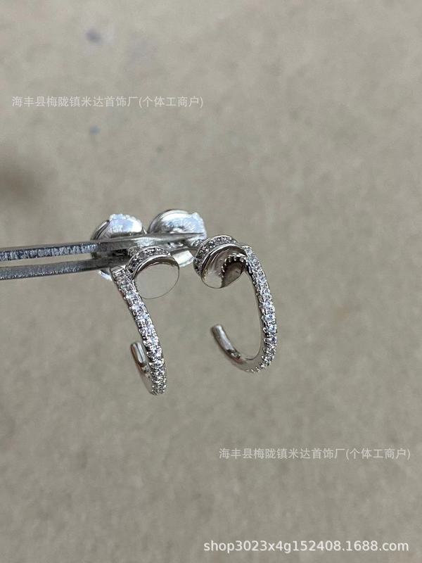 新しいカジア光沢のあるネイルイヤリング高バージョンイヤリング工場直接卸売|undefined