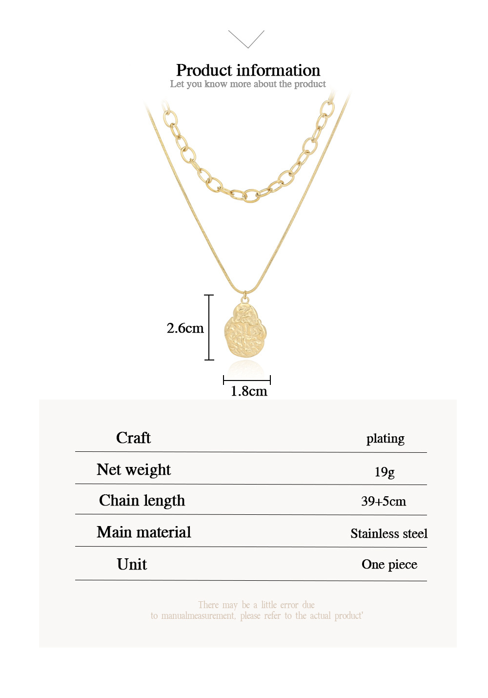 Geometric  Style Stainless Steel Titanium Steel Pendant Necklace Wholesale display picture 2