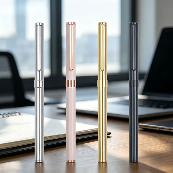 Manufacturer Wholesale Business Solid Color Metal Signature Pen Hotel Office Advertising Conference Commemorative Gift Pen Laser Logo