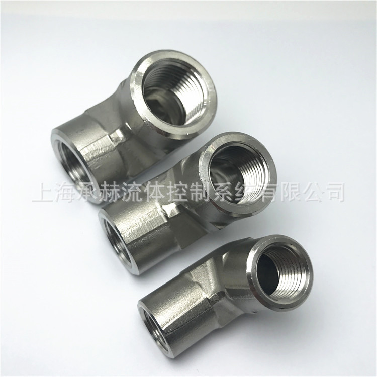 TENHEFLOW高压锻制金属零件内螺纹直通接头CF0208英制NPT1
