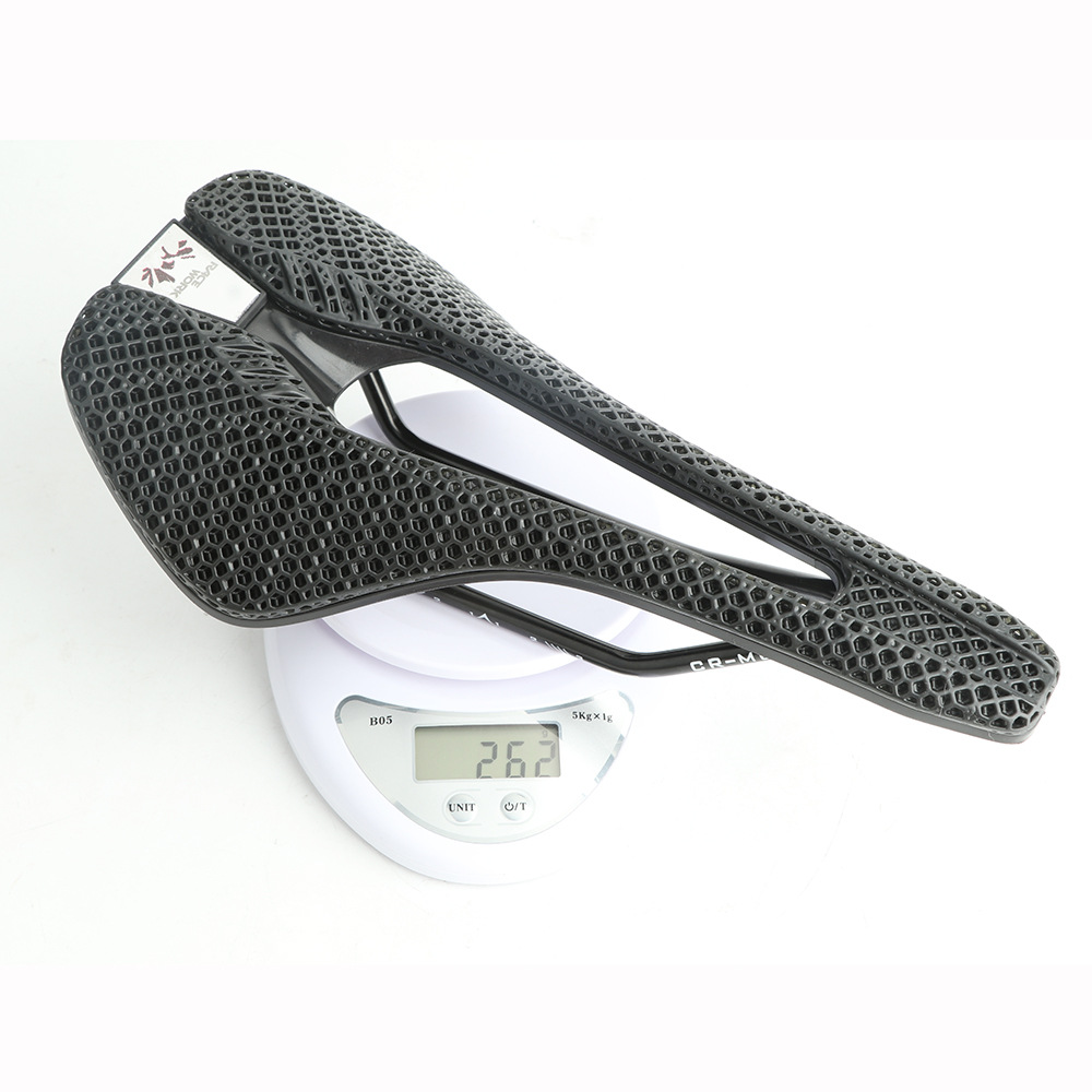 RACEWORK bicicleta tecnología 3D cojín de impresión carretera mountain bike cojín de asiento cómodo transpirable alforja de nido de abeja