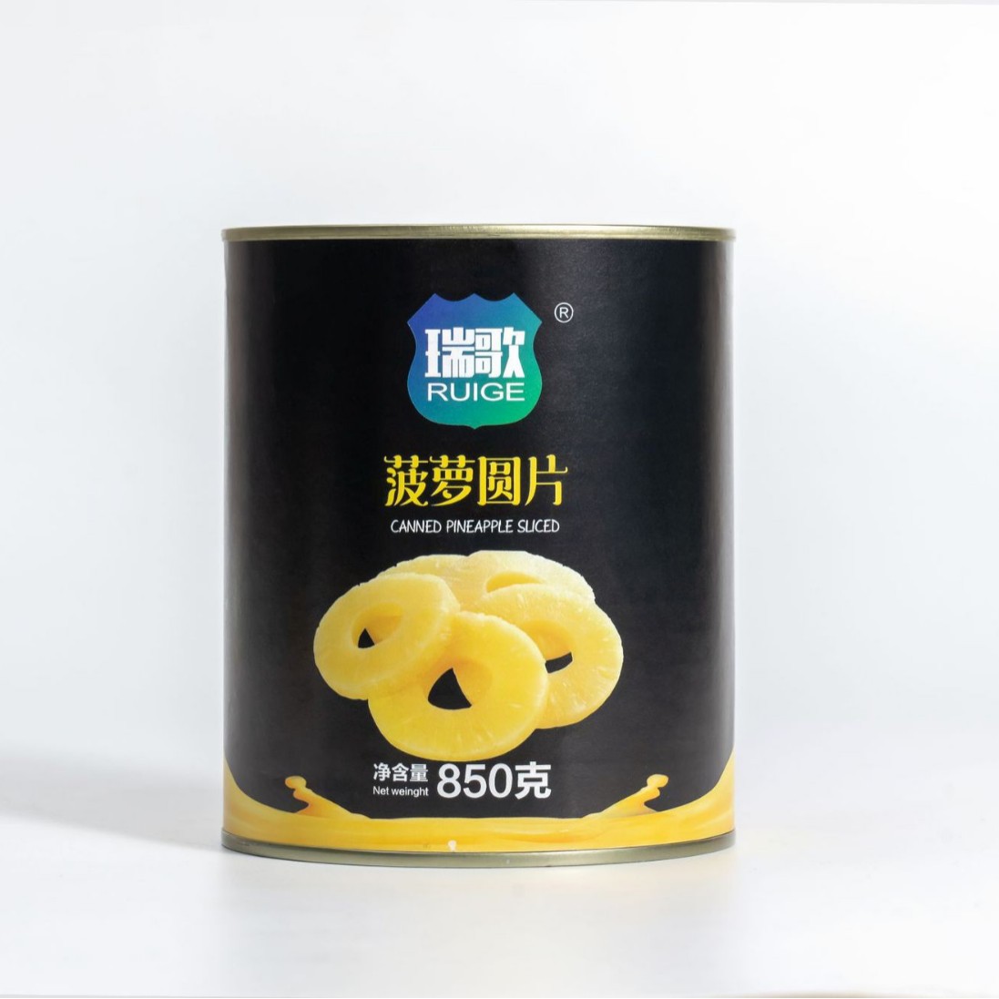 国产菠萝原片罐头850g西餐原料供应原装进口烘焙商用热带