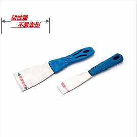 厂家批发油灰刀塑料铲刀1寸2寸不锈钢清洁腻子刮刀工具多功能