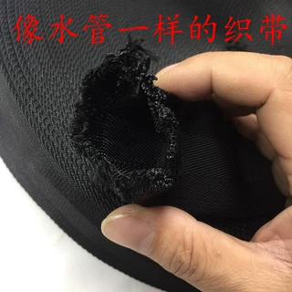 现货空心织带管 仿尼龙双人字双层织带管 筒带斜纹护套布套圆筒管