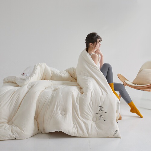 Mother and baby grade skin-friendly raw cotton soybean quilt hotel winter quilt single and double spring and autumn quilt core summer cool quilt air-conditioned quilt