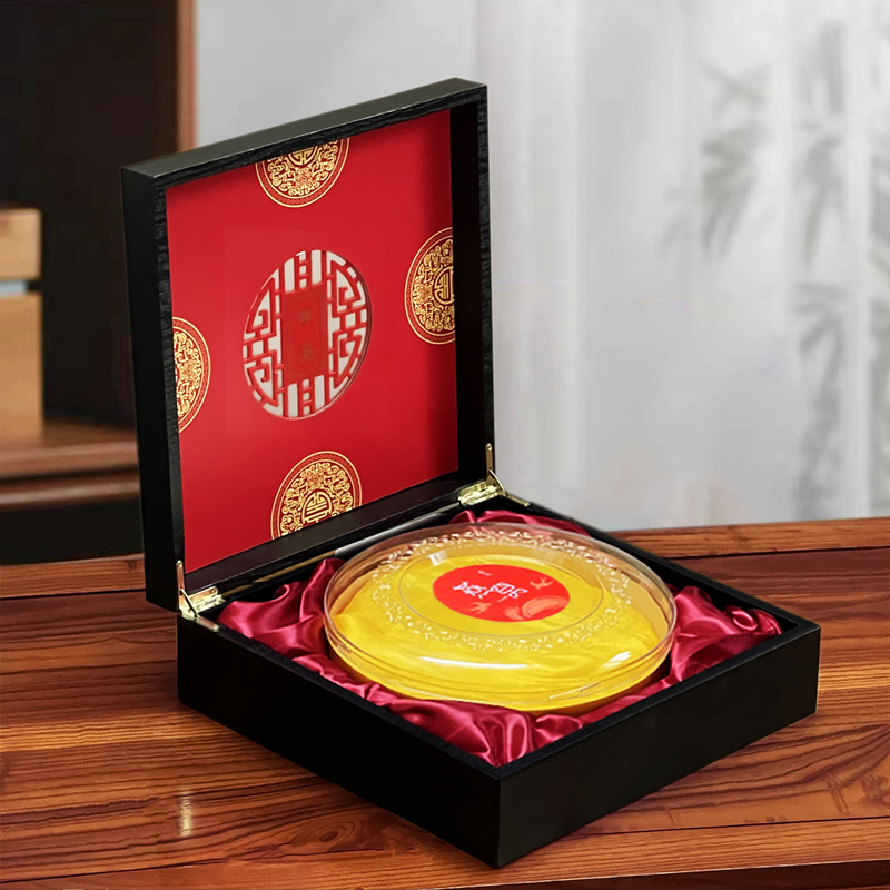 Caja de nido de pájaro tallada roja, caja de madera, caja de trazabilidad, caja de regalo de embalaje de 100g, 250g, caja vacía