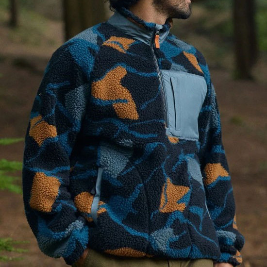 Winter Casual Jacket Supports Custom Logo, Fleece Stand-Up Collar, Loose and Stylish Design, Unisex Zip-Up Sweatshirt Jacket