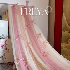 虹のドーパミンのネットの紗の結婚式の誕生日の宴会の迎賓の背景の薄い布の写真を撮る雰囲気の儀式感の舞台の装飾