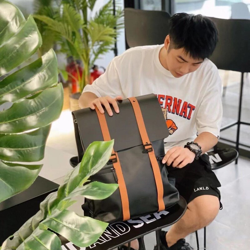 Swedish Fashion Brand Nordic Style Xing Shaolin Same Style Fashion Large Capacity Computer Backpack Schoolbag for Men and Women Students