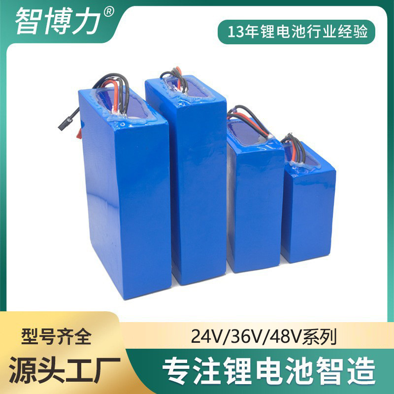 厂家供应24V36V48V电动自行车锂电池 滑板车18650动力锂电池组