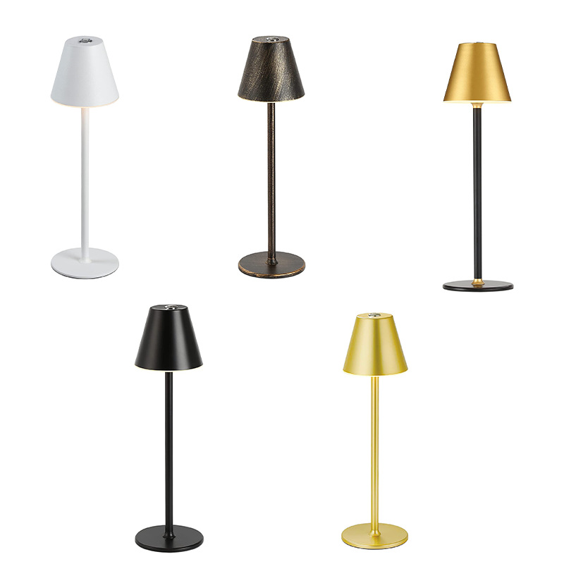 Amazon LED recargable bar lámpara de mesa retro personalidad creativa lámpara de noche restaurante decoración atmósfera lámpara de mesa al aire libre