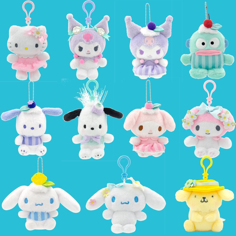 Sanrio Licensed Genuine My Melody and Kuromi Toys, Cute Plush Dolls and Keychains Available for Wholesale