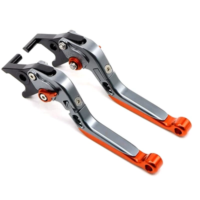 1300: Motorcycle Handle Cover - titanium-orange