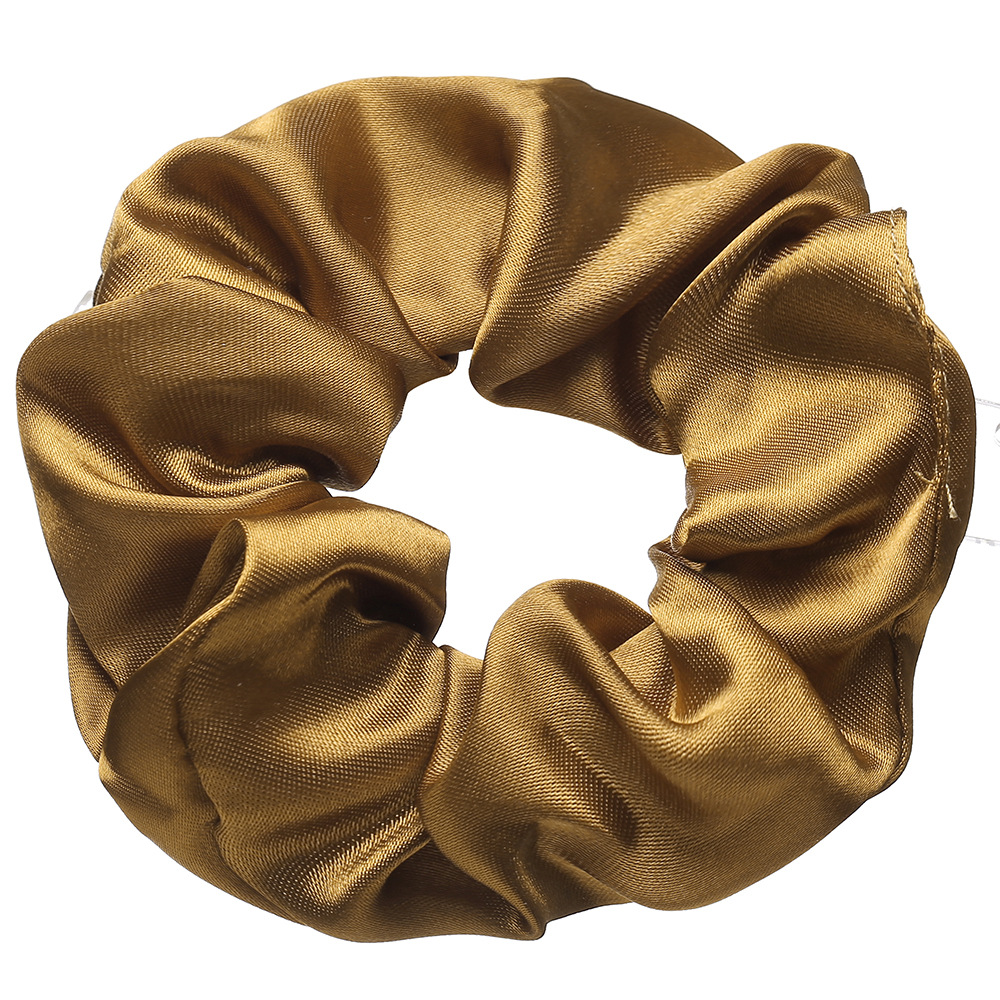 Retro Silk Satin Large Solid Color Hair Scrunchies Wholesale Nihaojewelry display picture 11