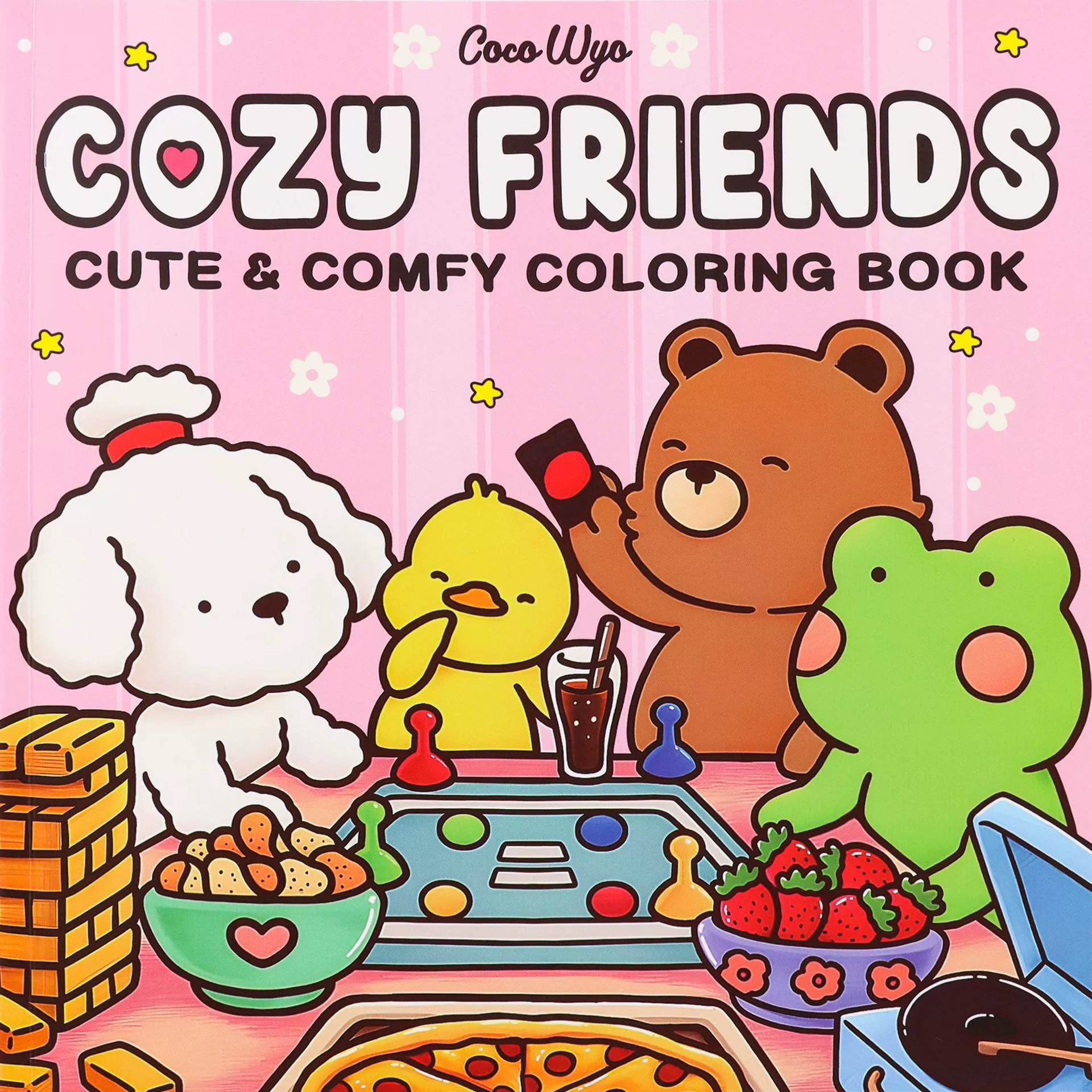 Раскраска (CocoWyo) Spooky Cutie — взрослая и подростковая граффити-иллюстрационная книга, различные цвета обложки