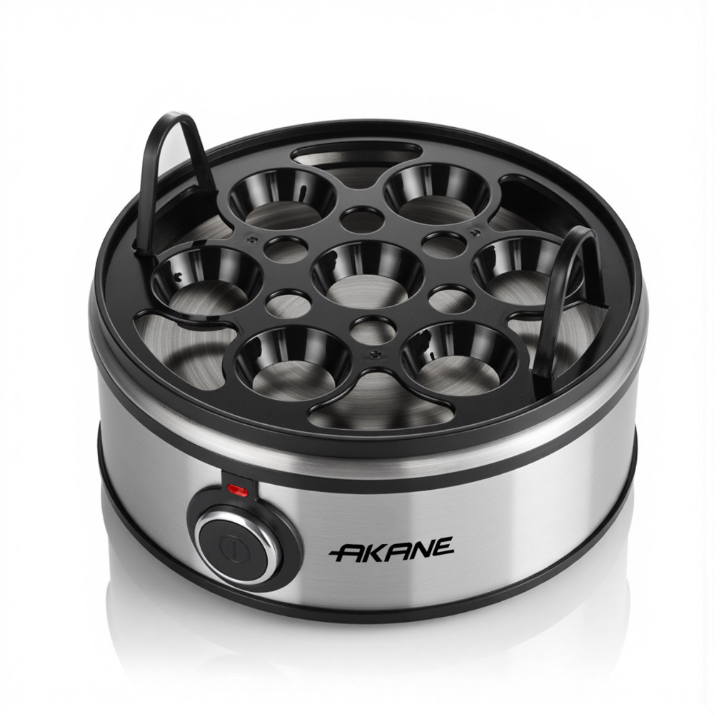 Cucina transfrontaliera, gadget multifunzionale, macchina per cucinare, mini vaporiera per uova, regalo per e-commerce, transfrontaliero_voghion.com