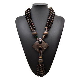 �羳�͹������L�L�ɫ����Ҭ��ľ�鴮��Y����Ůʿnecklace