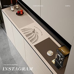 レザーテーブルマット、シンプルなサイドボード、防水・耐油卓上マット、下駄箱、テレビキャビネットマット、カウンタートップ保護マット、ドロップシッピング