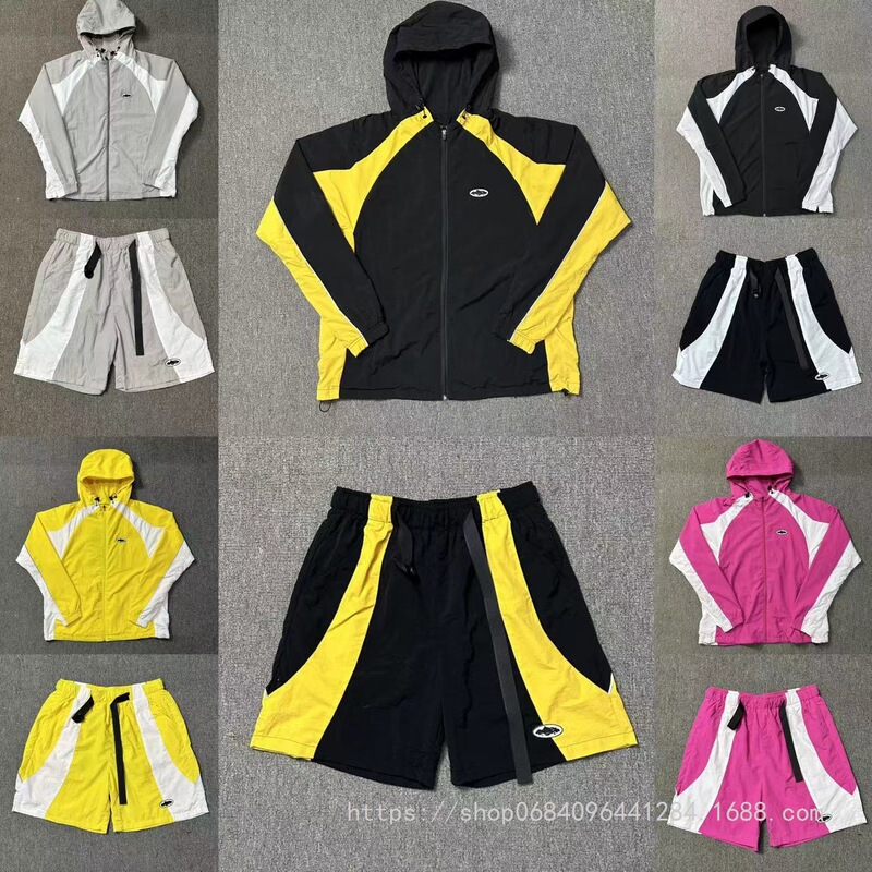 Alcatraz 3m Reflective Splicing Functional Windbreaker Soft Shell Hooded Jacket Men's Trendy Jacket Women's Sports
