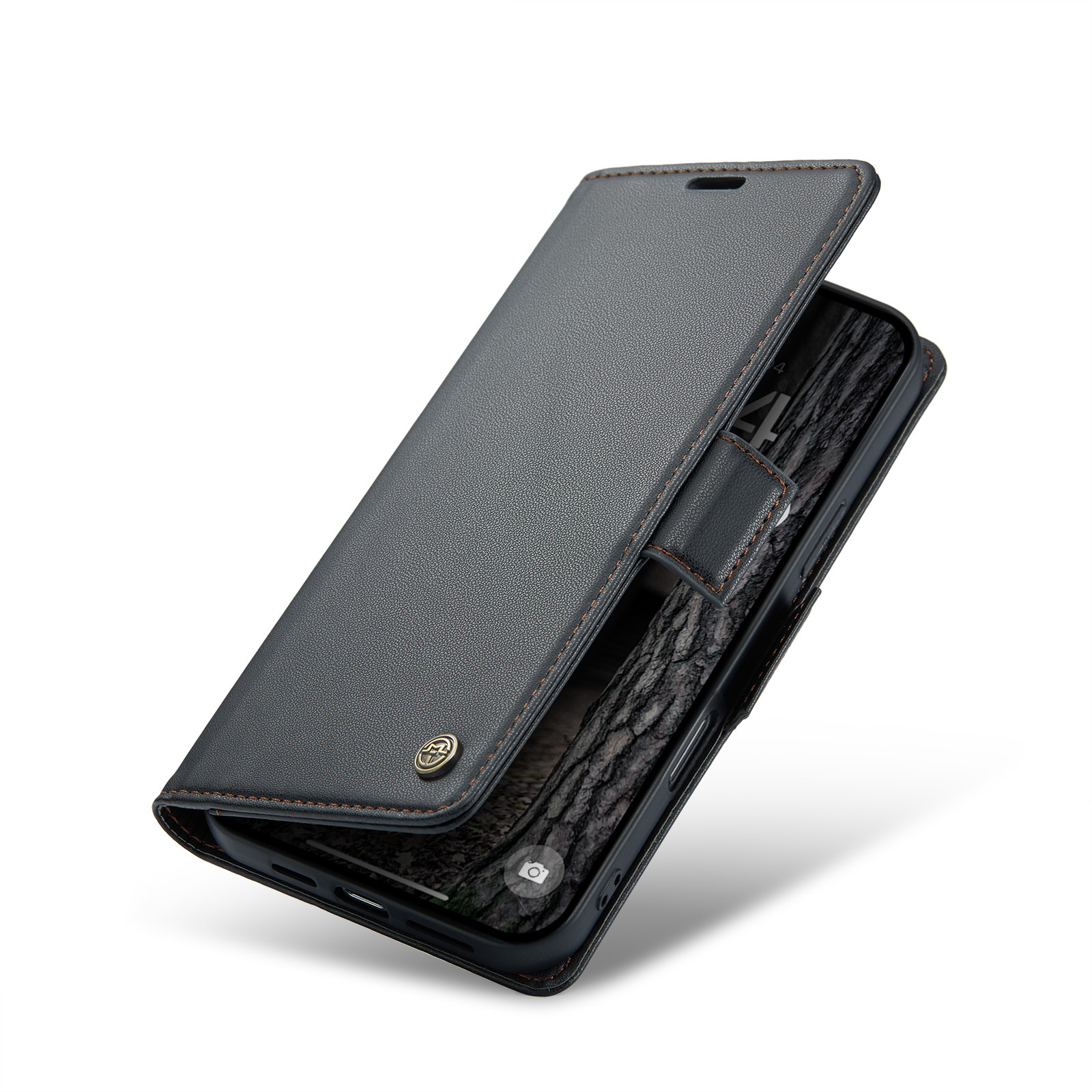 Carcasă telefonică cu aspirație magnetică cu suport pentru card pentru dispozitivele Apple