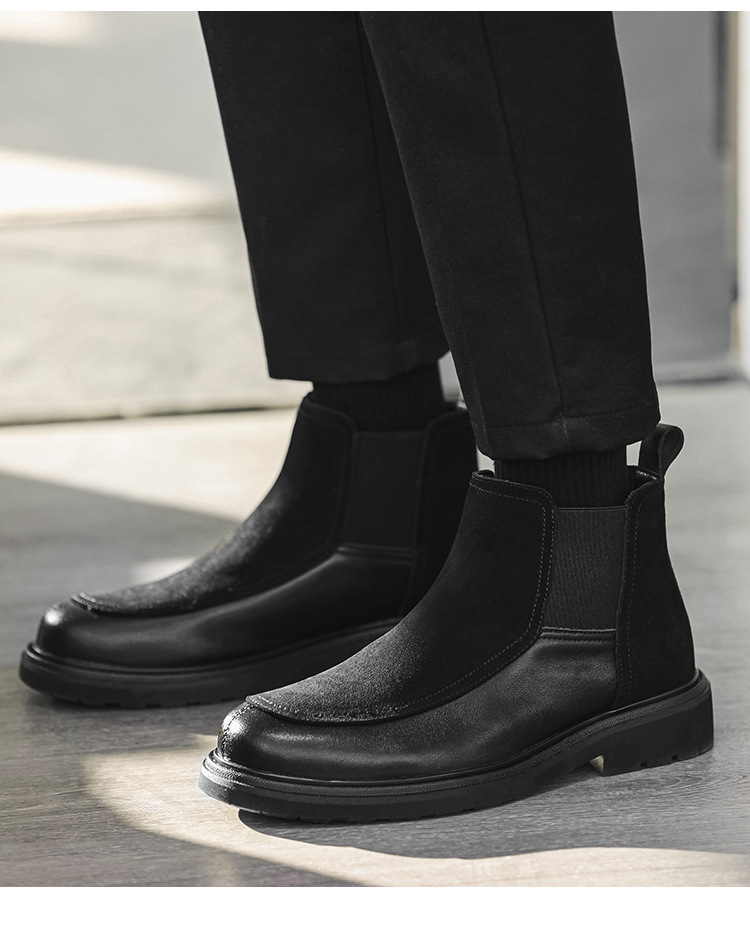 Chelsea boots uomo stivaletti in pelle eleganti e comodi_voghion.com