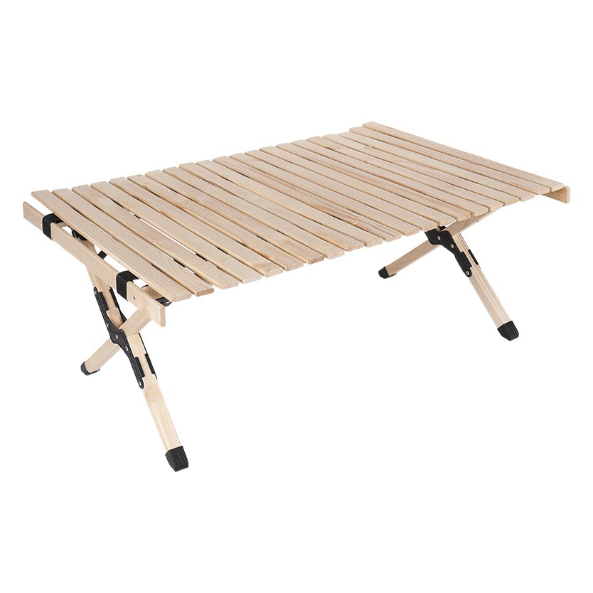 Madera al aire libre mesa plegable y silla traje portátil huevo rollo Mesa camping picnic Mesa coche viaje al aire libre mesa plegable