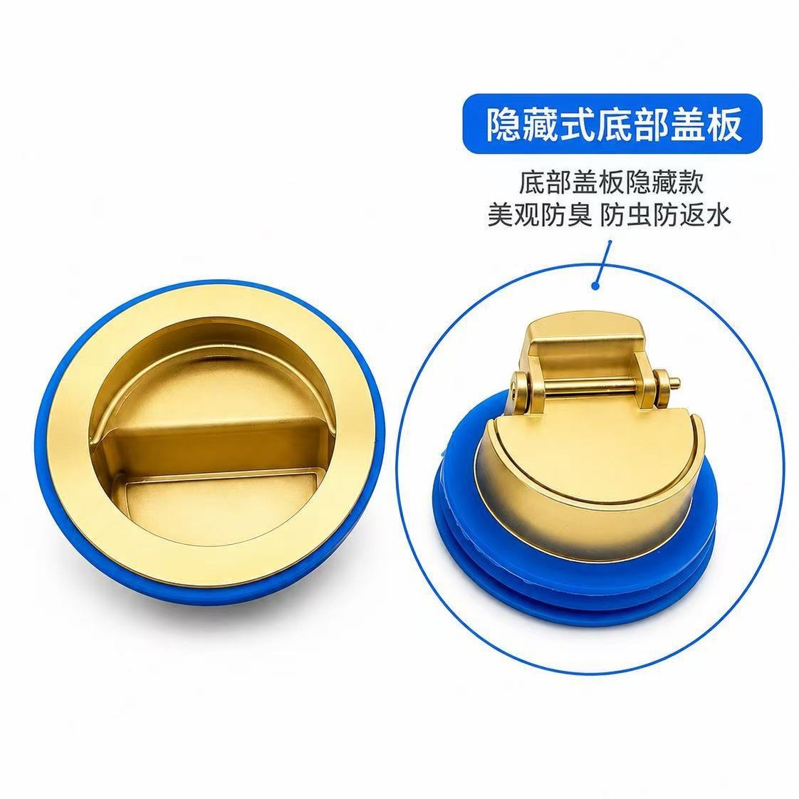 地漏芯防臭器防虫卫生间通用内芯淋浴下水道防返臭神器防反味内芯
