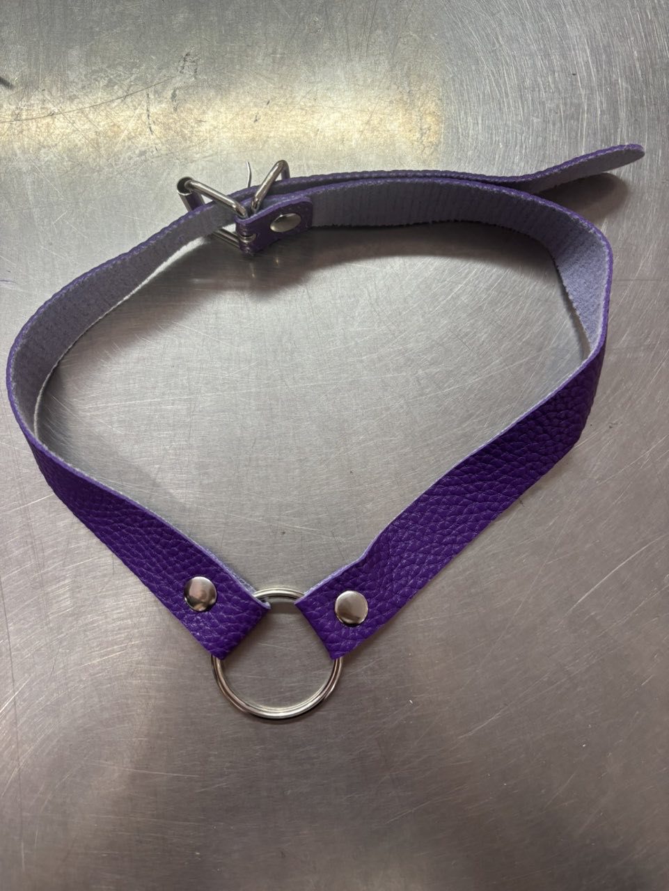 Jiuai SM Mouth Ball Gag with Three-Hole Design, Leather and Metal Bondage Accessory for Couples — detail image 35