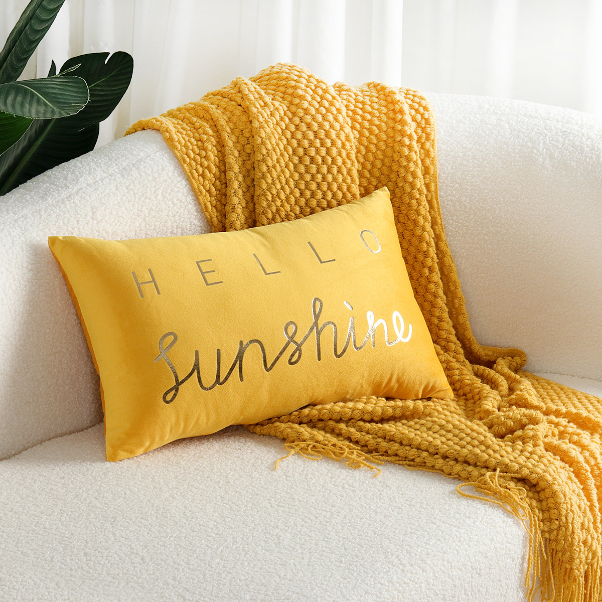 Simple Style Classic Style Letter Polyester Pillow Cases display picture 1