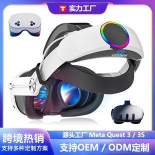 Cross-border new meta quest3s adjustable replacement head wear 10000mAh endurance quest3VR accessories
