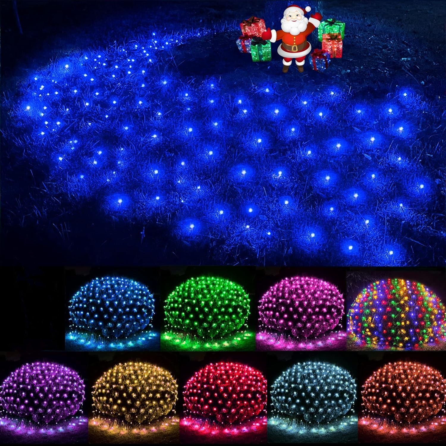 Suministro Exclusivo Transfronterizo de Luces de Red Navideñas, Guirnaldas de Luces de Red de Pesca, Luces de Red Navideñas, Guirnaldas de Luces de Red de Pesca.