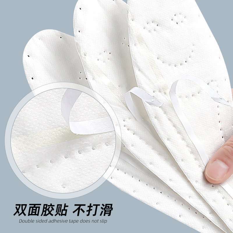 批发男女通用一次性姨妈巾运动休闲减震柔软军训吸汗可裁剪鞋垫5