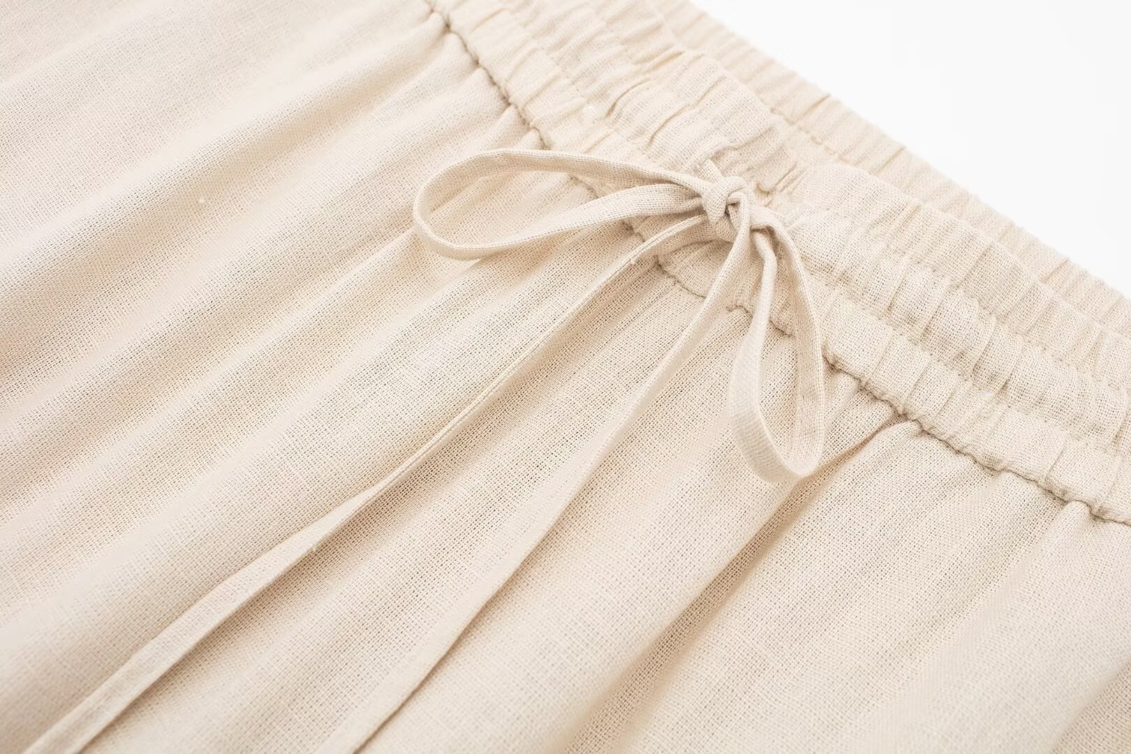 Pantaloni a gamba dritta in lino, nuovi, comodi e casual, estivi da donna_voghion.com