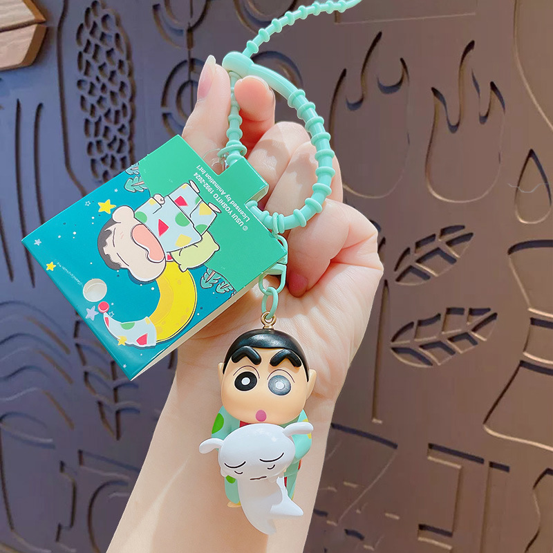 正規版の漫画のクレヨンの小さい新しい公仔のシリーズのキーホルダーのカップルのカバンは自動車のキーチェーンの贈り物の卸売りを飾ります。|undefined