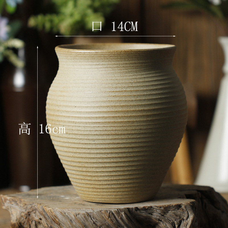 セラミック植木鉢景徳鎮大型無地焼花ポット多肉植物手作り粘土ポットレトロ植木鉢セラミックガーデニング見栄えの良い|undefined