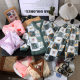 Children's Flannel Pajamas Spring and Autumn Baby Boys and Girls Cute Cartoon Double-sided Fleece fleece-lined Thickened Cardigan Home Clothes