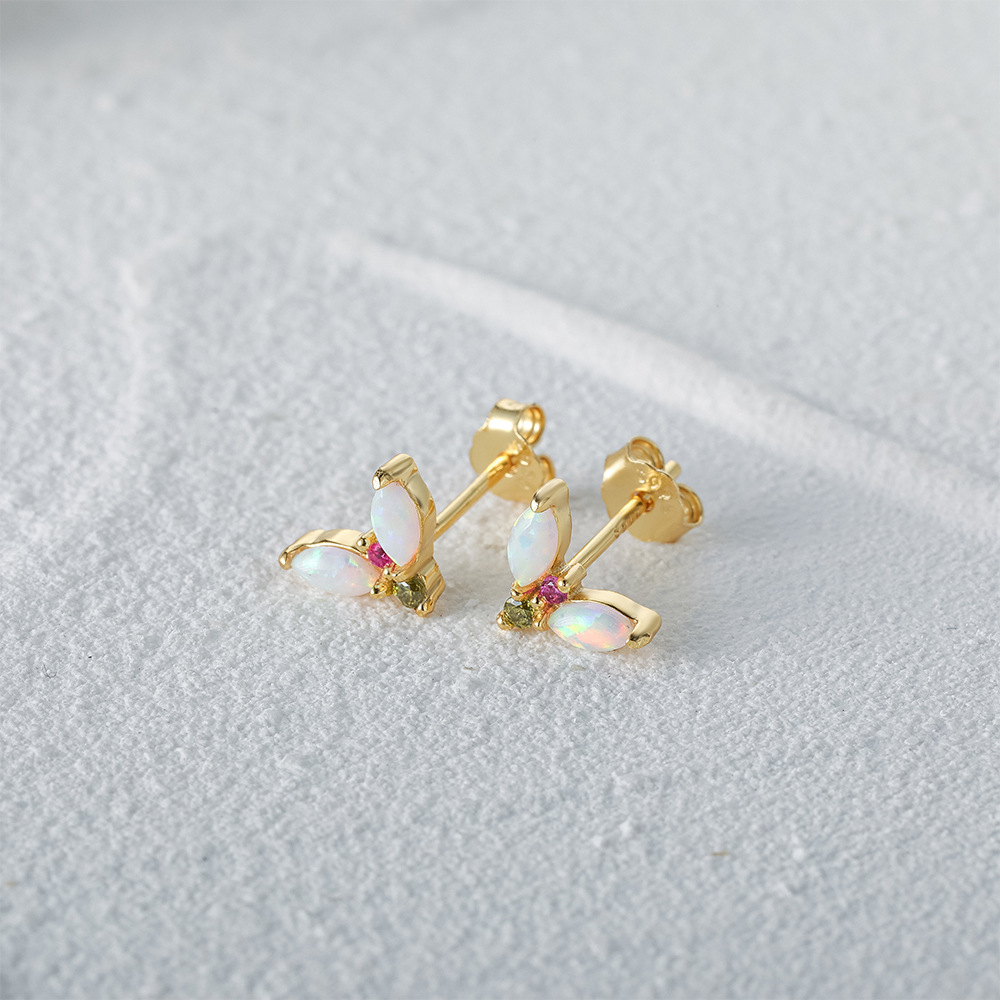 2g Weight Ear Studs Classification 1 Pair Quantity Daily Occasion 925 Sterling Silver Material Geometric Pattern Women's Gender Plating Design Simple Style Style 1 Pair 925 Sterling Silver Geometric Ear Studs 9