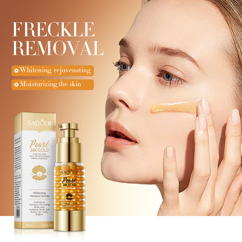Crème visage éclaircissante et hydratante au collagène perle d'or_voghion.com