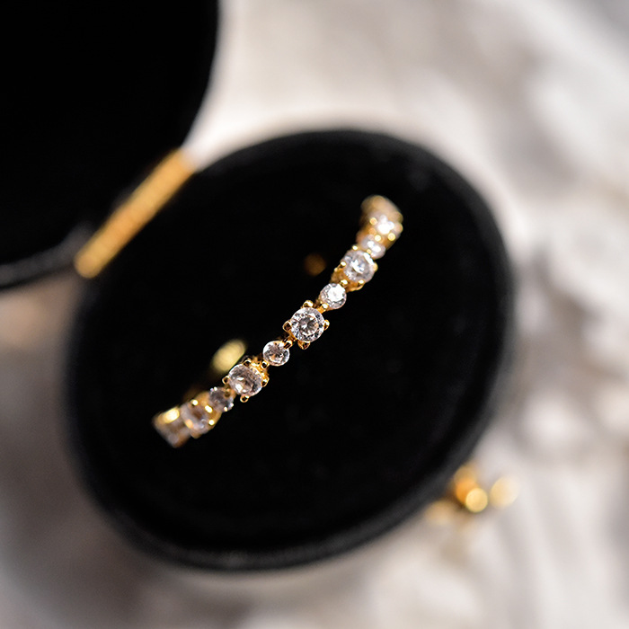 5g Weight Zircon Inlay Material Rings Classification 5, 9 Ring Size 1 Piece Quantity 925 Sterling Silver Zircon Round Rings