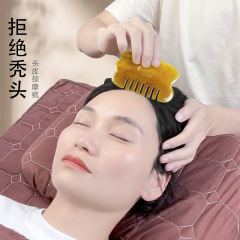 頭療按摩梳疏通經絡板頭部頸部脖子刮痧神器頭皮養生洗頭梳子通用