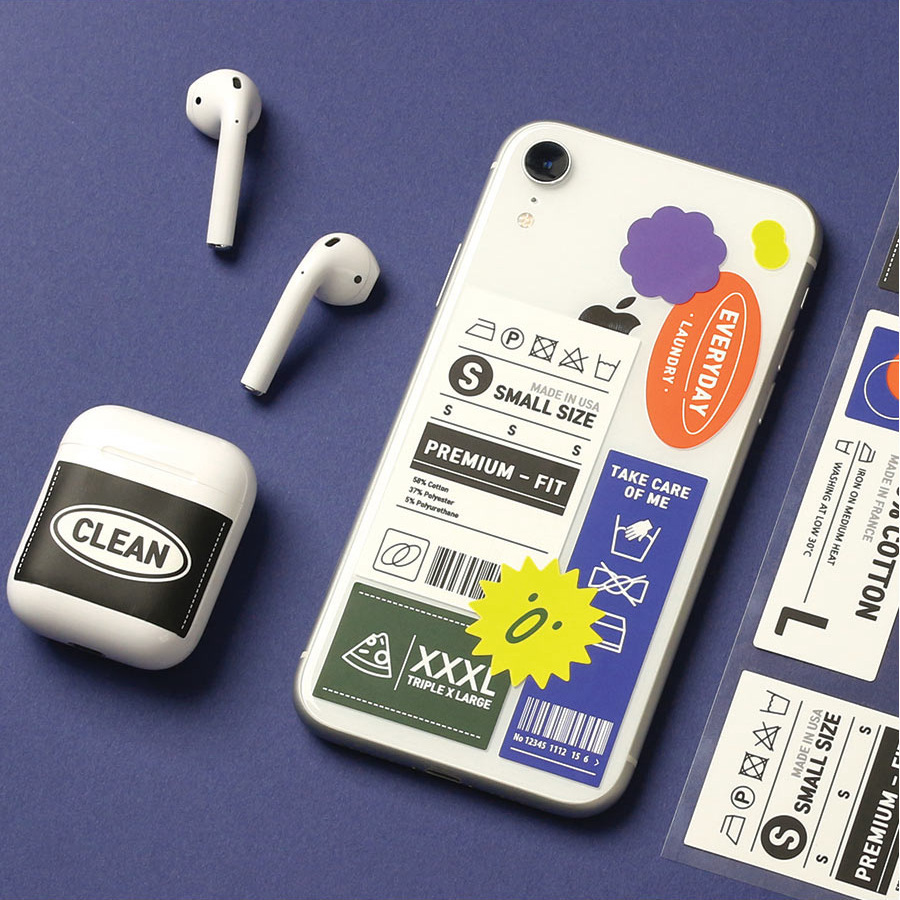 Corea del Sur creativo etiqueta pegatinas PVC impermeable decorativo taza de agua pegatinas diario teléfono móvil pegatinas estudiante papelería pegatinas