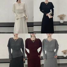 ZHIROU濮院现货披肩领针织衫女羊绒混纺打底衫软糯羊毛毛衣88251