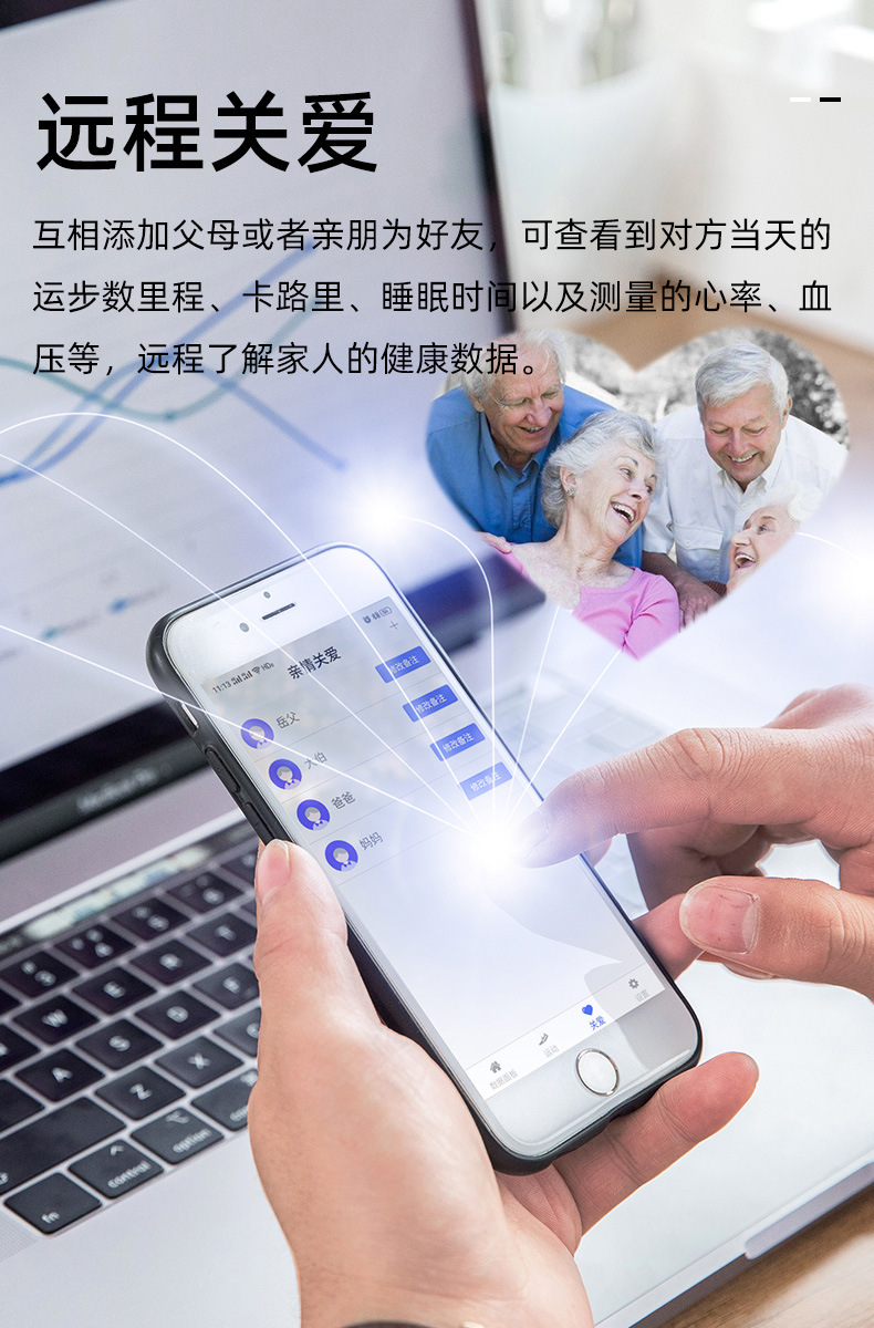 KS03 smartwatch: Blood lipid, heart rate, blood sugar, uric acid, blood oxygen, electrocardiogram, sleep monitoring, fitness band watch undefined
