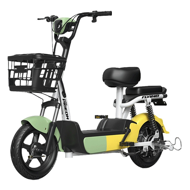 Flying Pigeon coche eléctrico nuevo estándar nacional pequeño coche de batería de frijol de miel 48V batería de litio coche doble coche eléctrico puede emitir boletos especiales